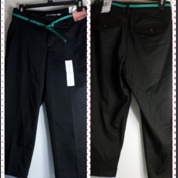 NWT Dockers Capri Pants Hello Smooth comfort Belt - Picture 1 of 8